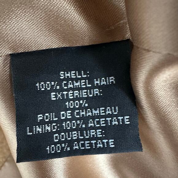 Vintage Talbots Camel Hair Coat - Picture 7 of 8